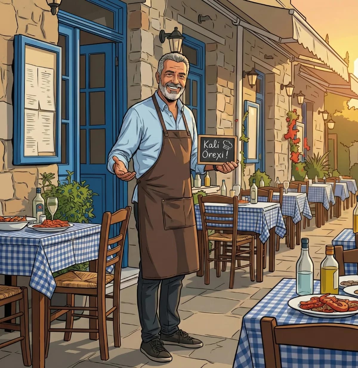 Stavros Demetrios, Restaurant & Food AI Guild character