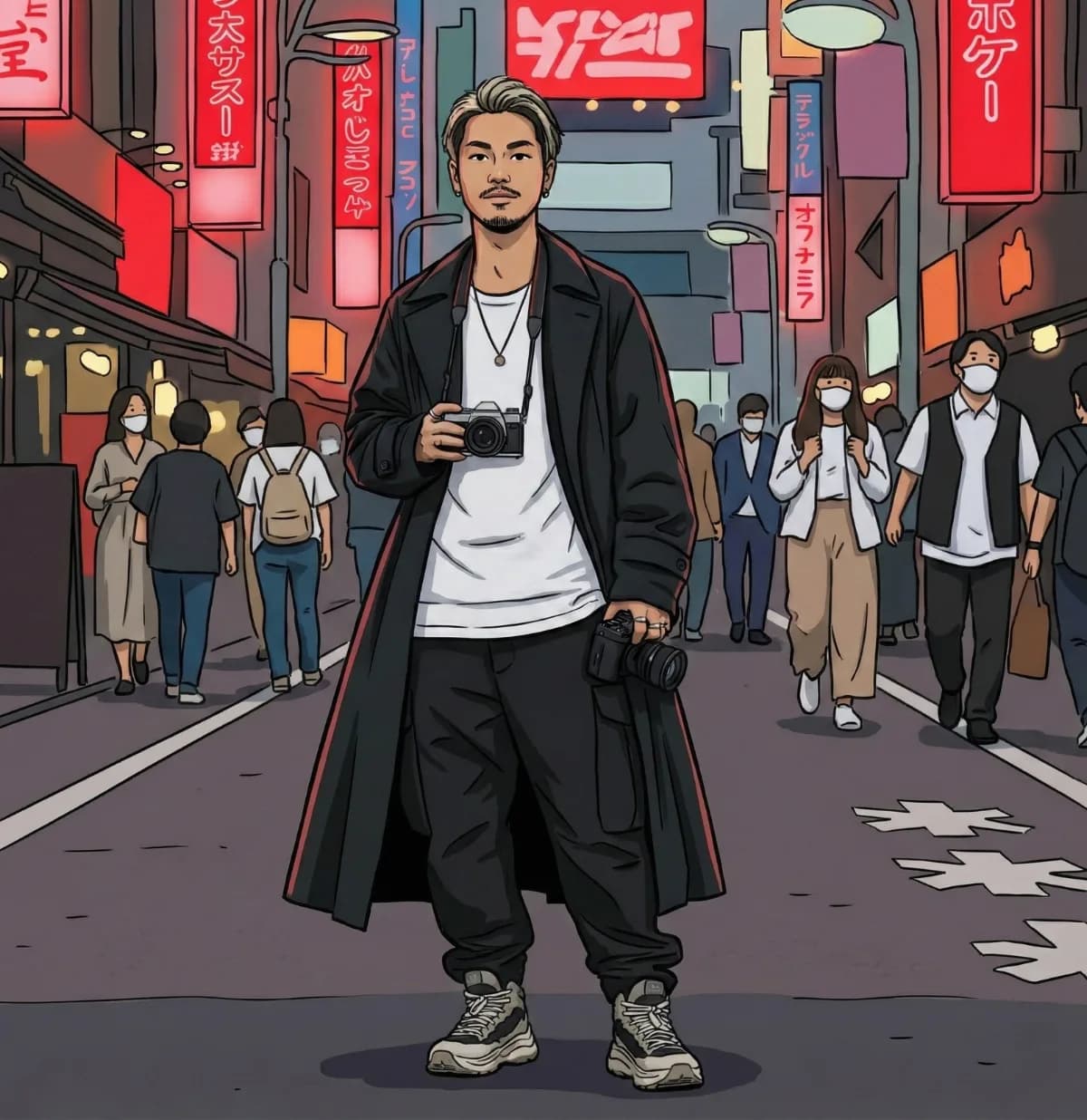 Katio Tanaka, Photography AI Guild character